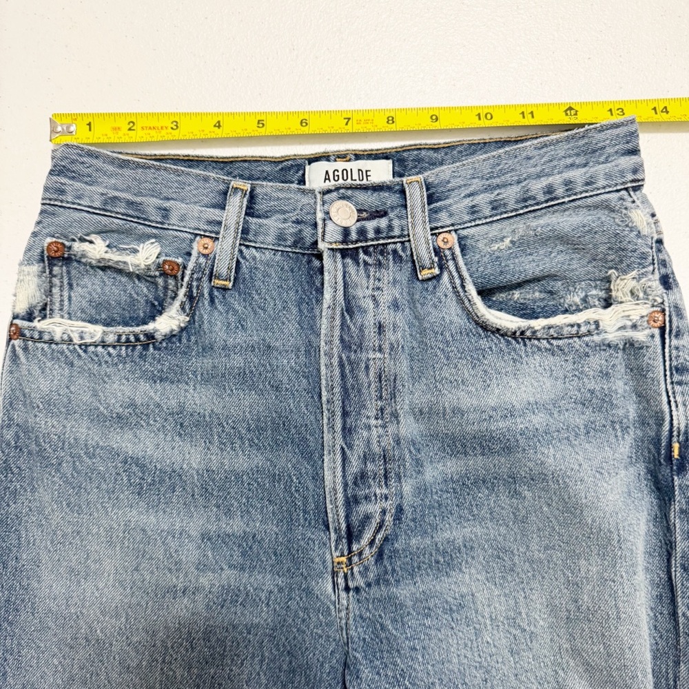 Agolde Blue Ankle & Cropped Jeans 100% Cotton - Picture 9 of 13